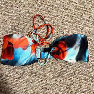 White Fox Boutique Summer Sea Bikini Top Imperial Sapphire- Size Medium